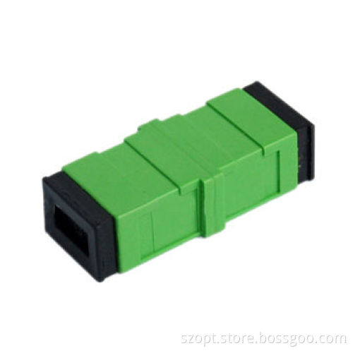 SC/APC SX fiber-optic adapters, RoHS Directive-compliant